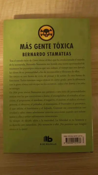 Libro 'Más Gente Tóxica' de Bernardo Stamateas - miniatura 2