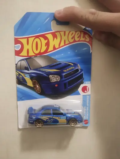 Hot Wheels Subaru Impreza wrx de rally - miniatura 1