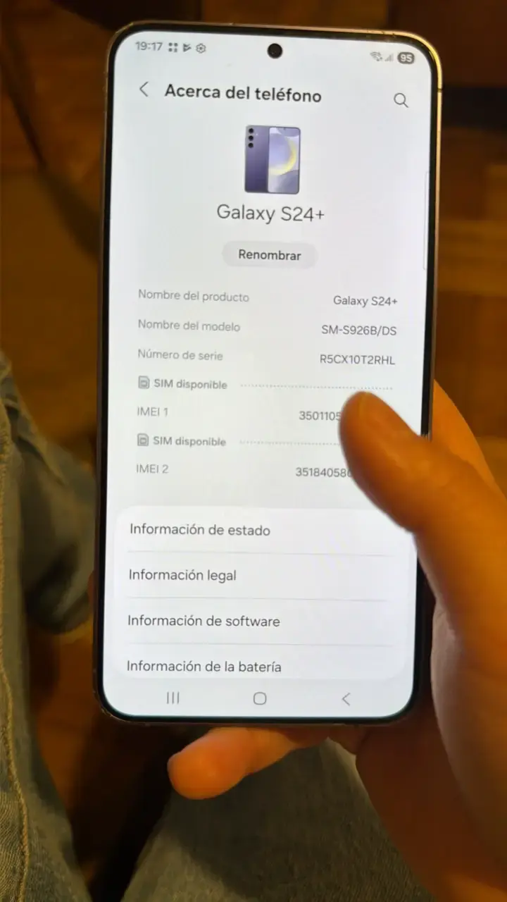 Smartphone Samsung Galaxy S24+ - 5