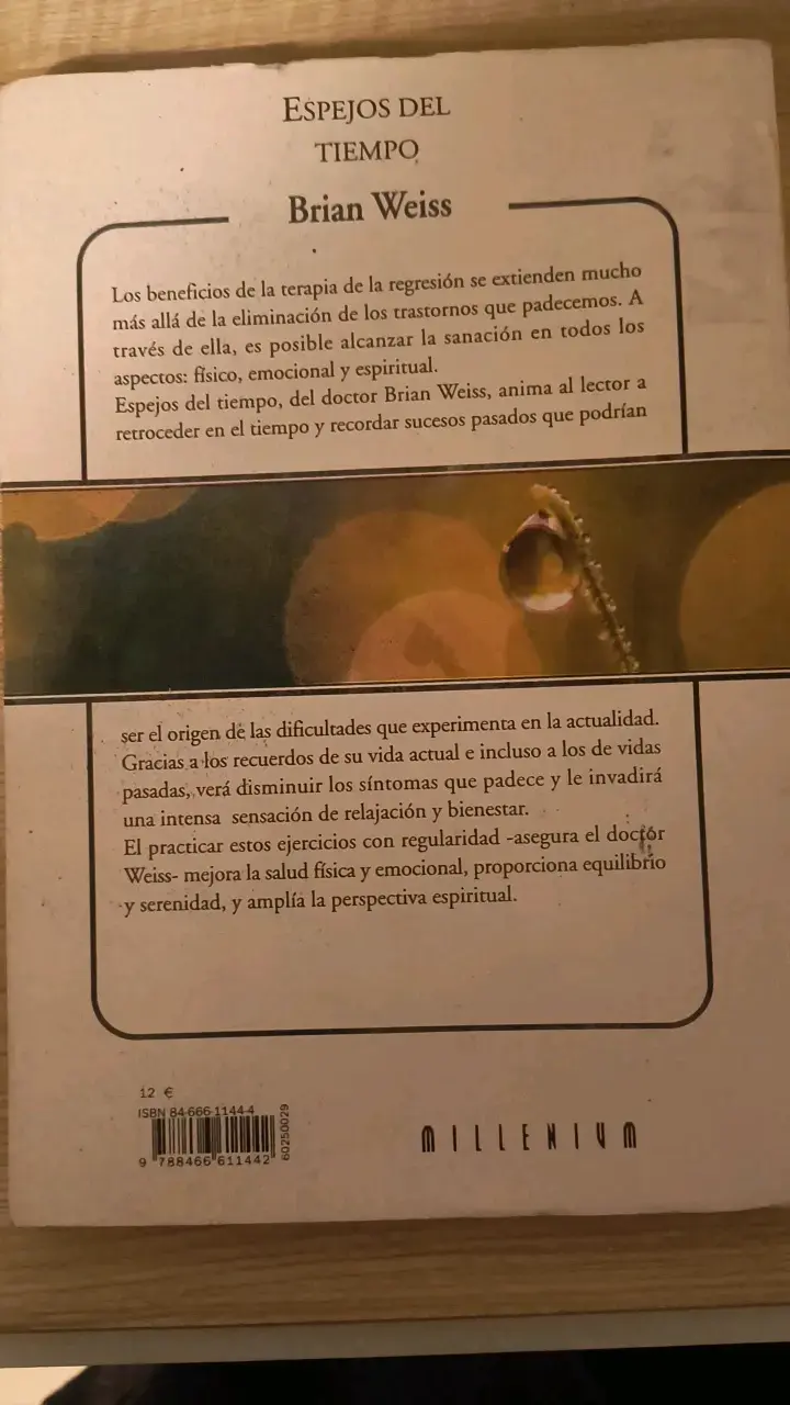 Libro 'Espejos del Tiempo' de Brian Weiss - 2
