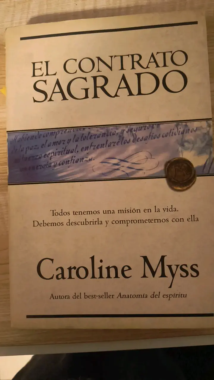 Libro 'El Contrato Sagrado' de Caroline Myss