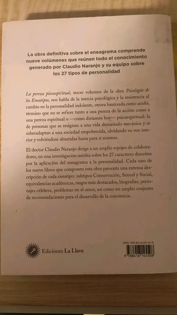 Libro 'La Pereza Psicoespiritual' - 2