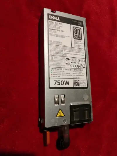 Fuente de poder Dell 750W 80 Plus Platinum - miniatura 2