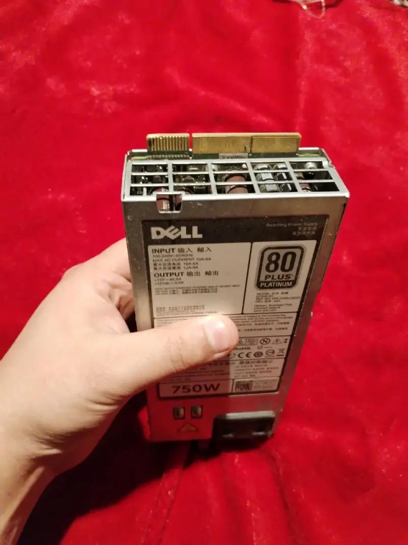 Fuente de poder Dell 750W 80 Plus Platinum - 4