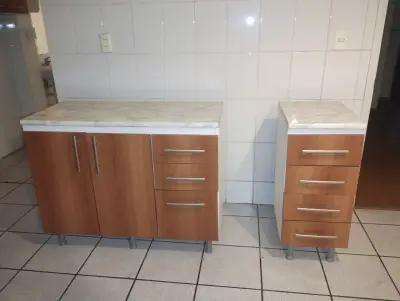 Juego de muebles de cocina, base, cajonera y aereo - miniatura 1