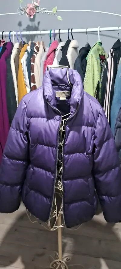 Chaqueta morada Michael Kors - miniatura 3