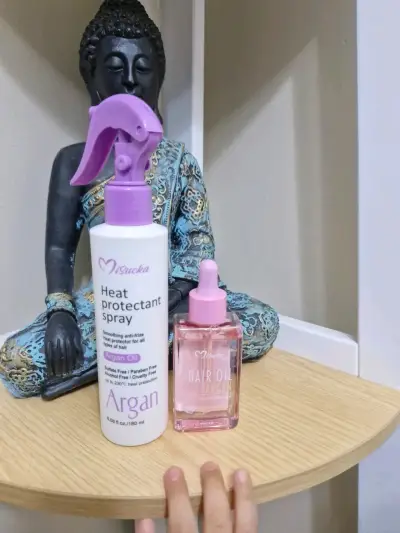 Set de spray protector y aceite de argán - miniatura 1