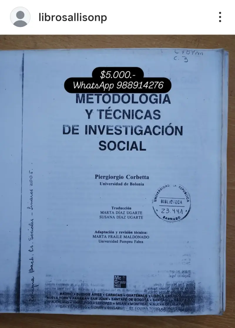 Libro Metodología y Técnicas de Investigación Social