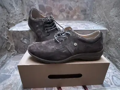 Zapatos de cuero marrón dama - miniatura 1