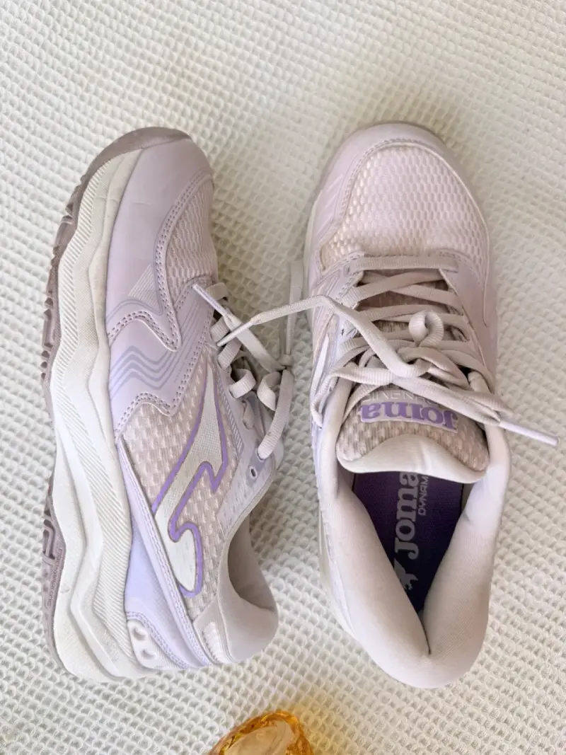 Zapatillas deportivas Joma blancas y lilas 36 - 2