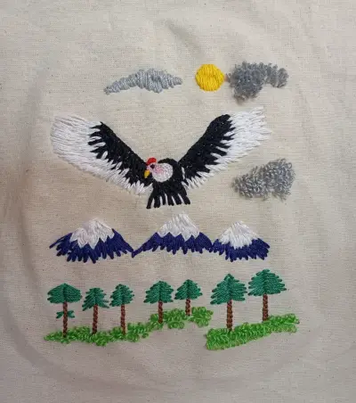 Decoración de tela bordada con variados diseños - miniatura 1