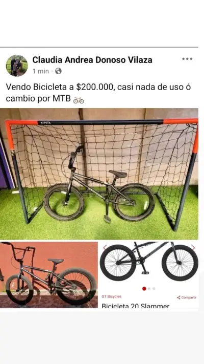 Bicicleta BMX GT Slammer casi nueva - miniatura 1