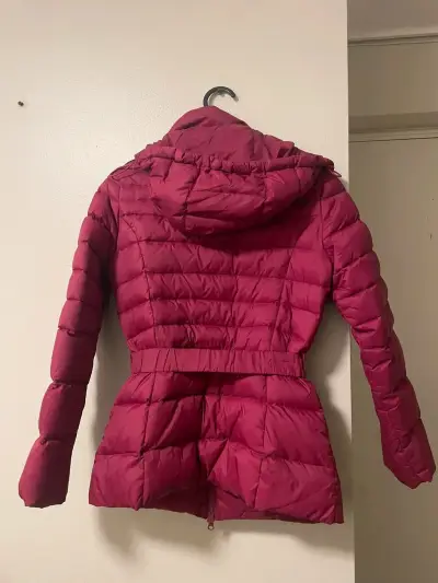 Chaqueta acolchada Benetton fucsia para mujer - miniatura 2
