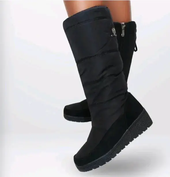 Botas negras de invierno impermeablescon plataform - 3