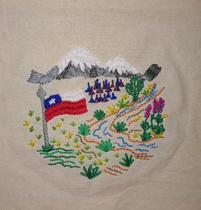 Decoración de tela bordada con diferentes diseños - miniatura 3