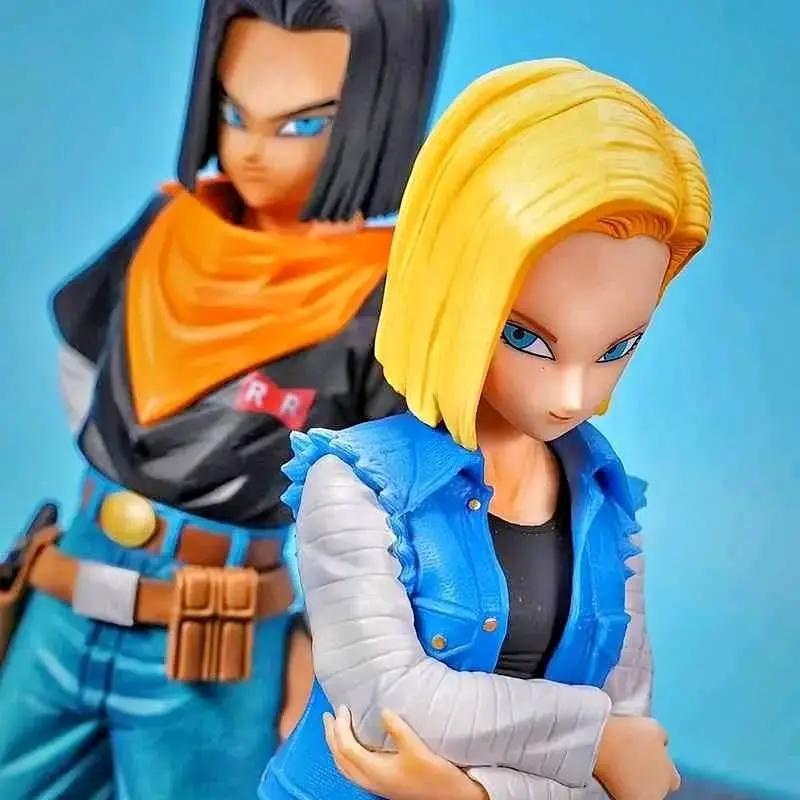Figuras dragon ball Androides 17 y 18 - 1