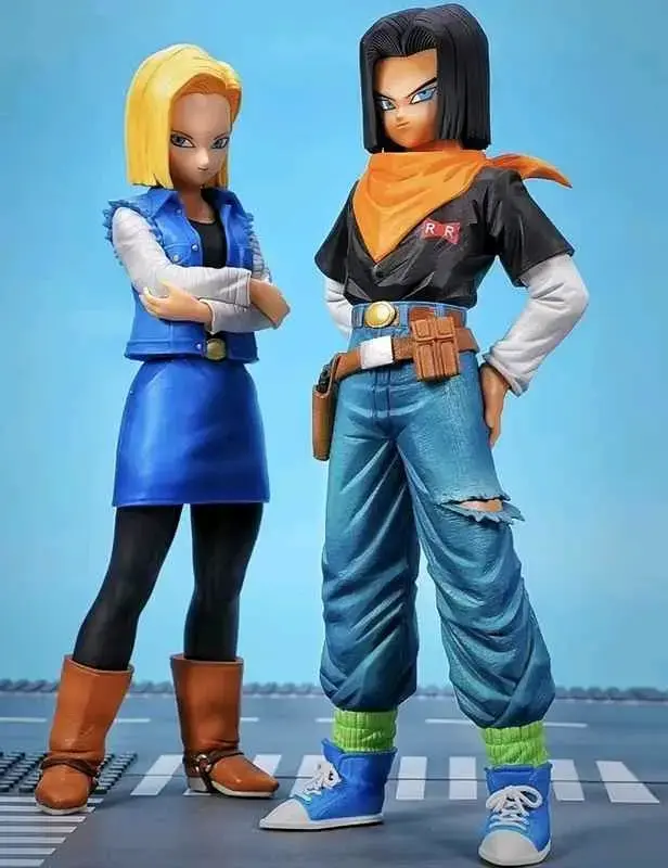 Figuras dragon ball Androides 17 y 18 - 2