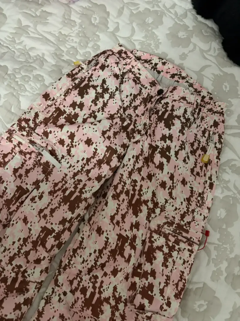 Pantalones de nieve, cargo camuflados niña - 3