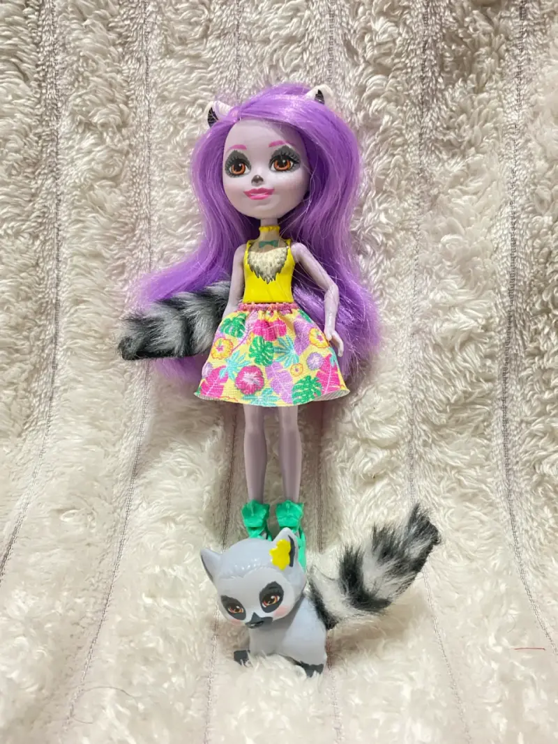 Muñeca Enchantimals Larissa Lemur 🦨🎀 - 2