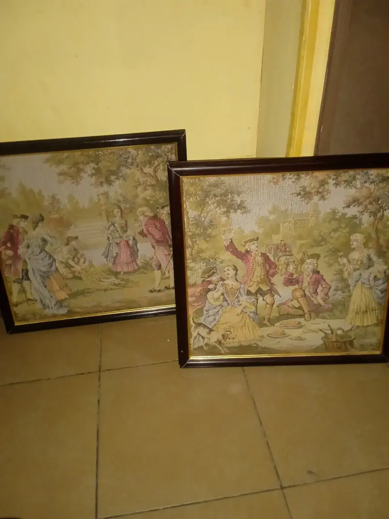 Cuadros vintage con escenas clásicas - 1