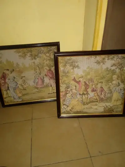 Cuadros vintage con escenas clásicas - miniatura 1