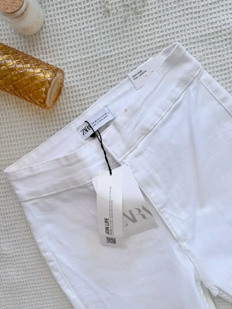 Pantalones blancos Zara nuevos talla 36 - 2