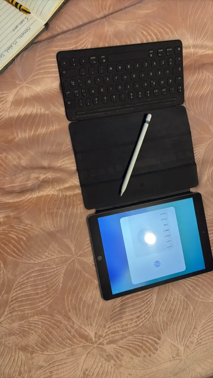 iPad con teclado original y Apple Pencil - 2