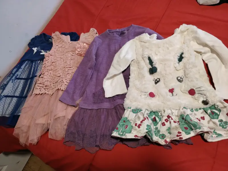 Lote de vestidos infantiles variados