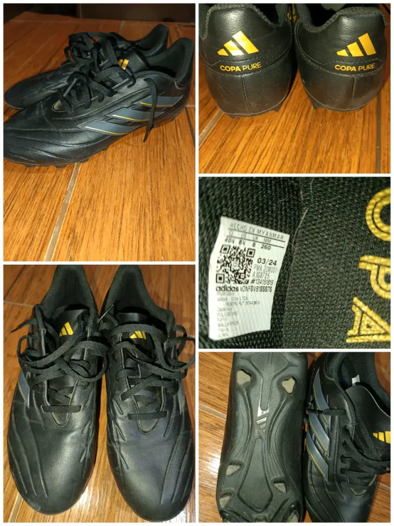 Zapatillas de fútbol Adidas Copa Pure negras - 1
