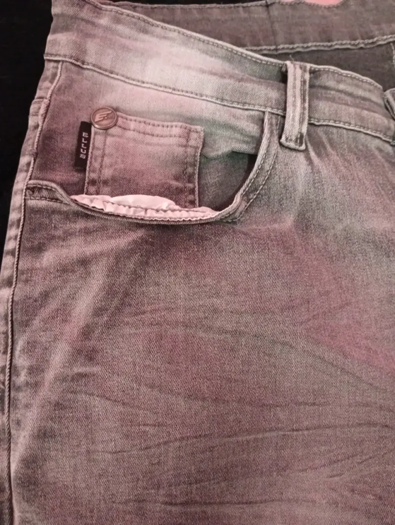 Jeans grises para hombre en buen estado - 5