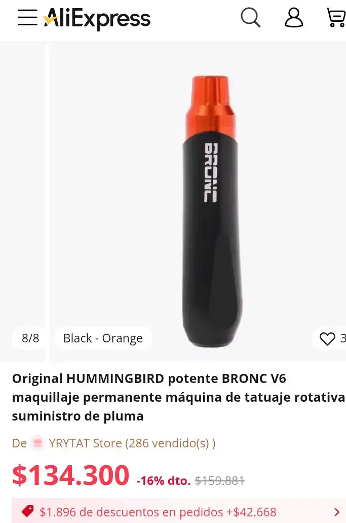 Pluma de tatuaje rotativa Bronc 5W - 4