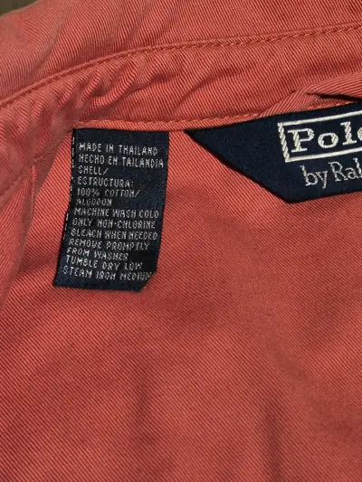 Chaqueta Polo Ralph Lauren color salmón Unisex. - miniatura 4