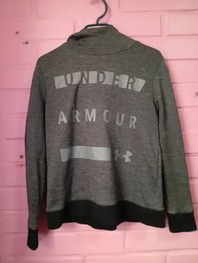 Polerón gris Under Armour para niños - miniatura 1