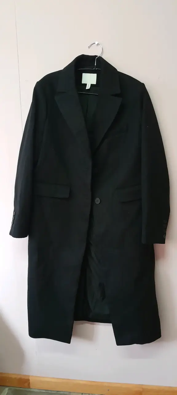 Abrigo negro elegante H&M para mujer - 2