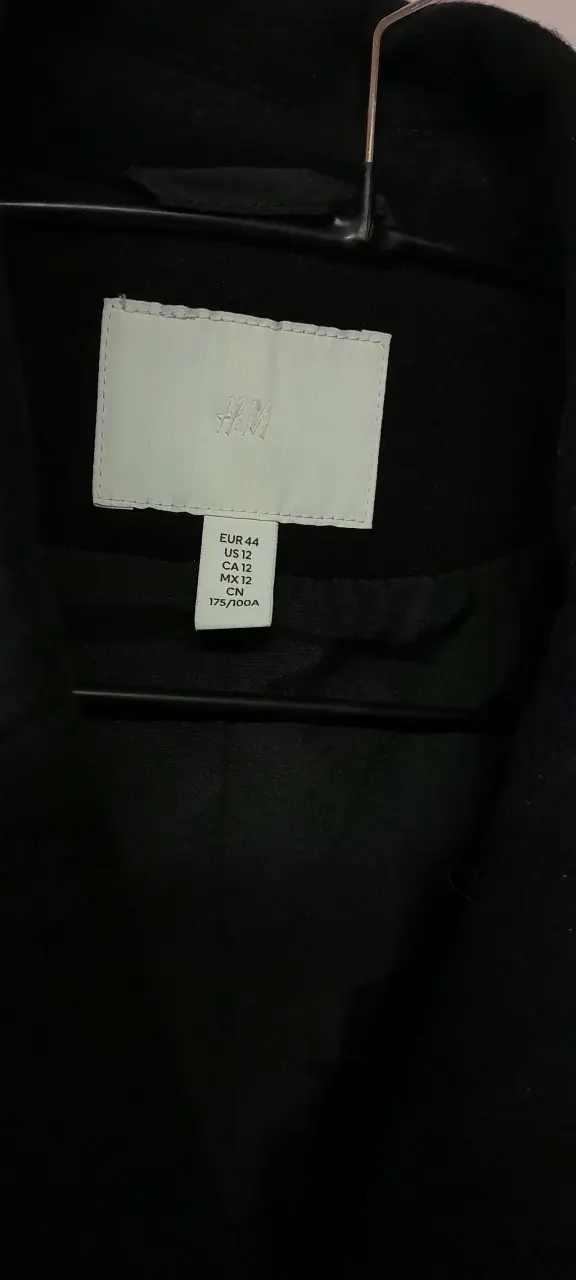Abrigo negro elegante H&M para mujer - 3