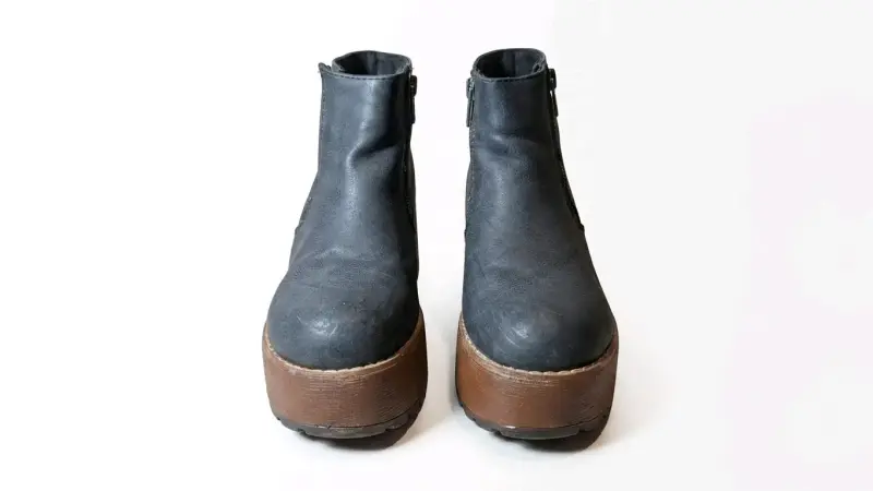 Botines negros con plataforma - 2
