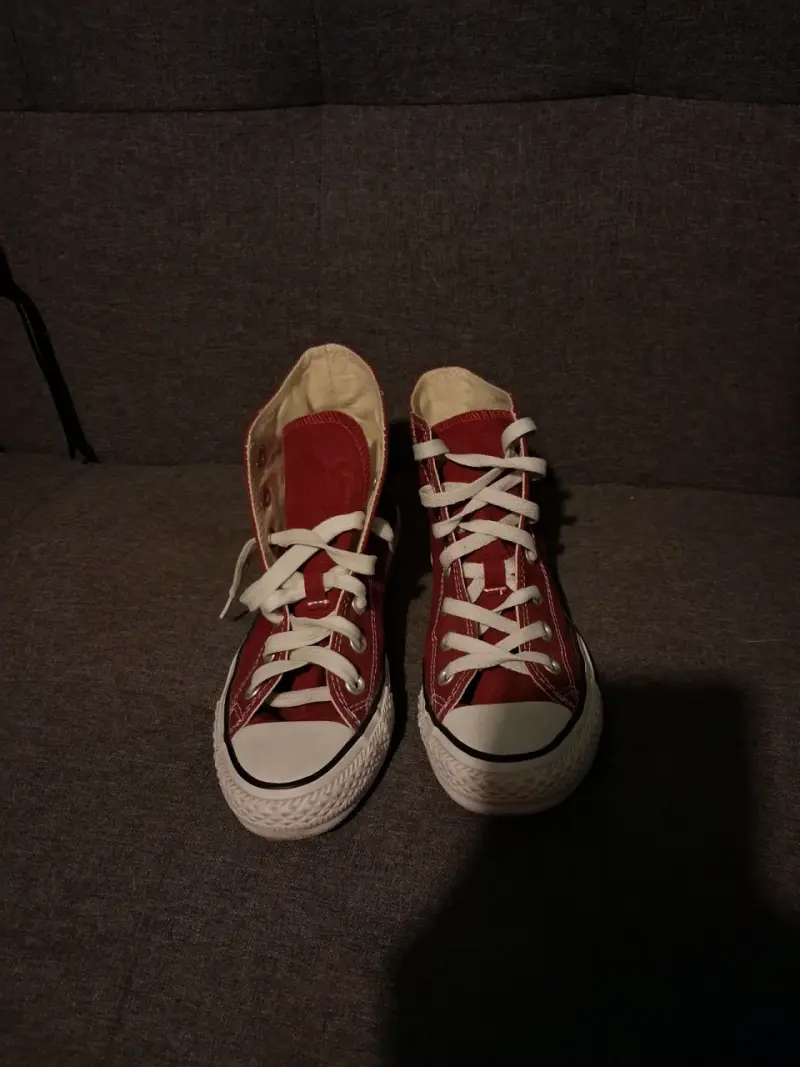Zapatillas converse color rojo