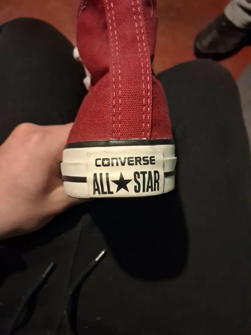 Zapatillas converse color rojo - 6