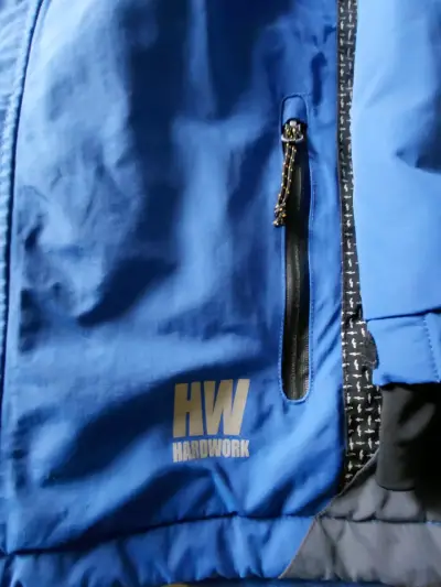 Chaqueta azul HW Hardwork impermeable - miniatura 1