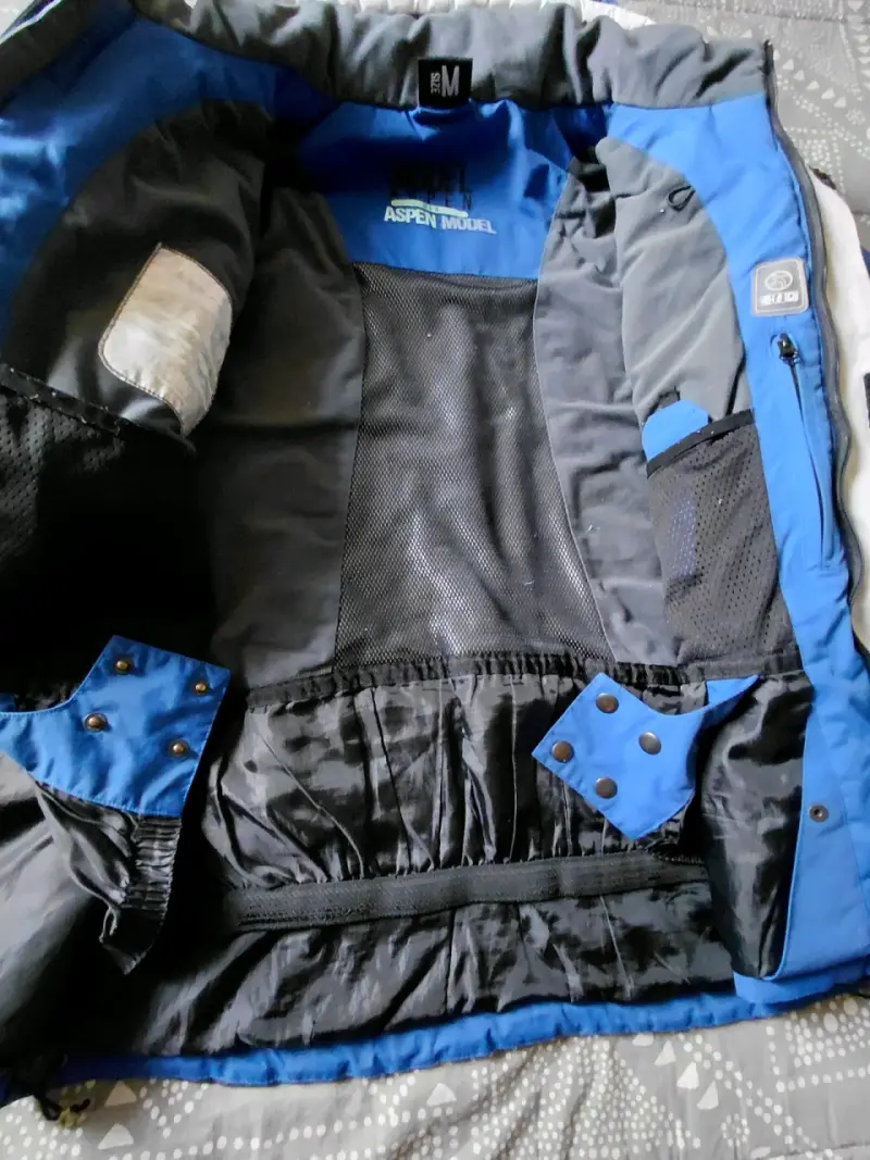Chaqueta azul HW Hardwork impermeable - 4