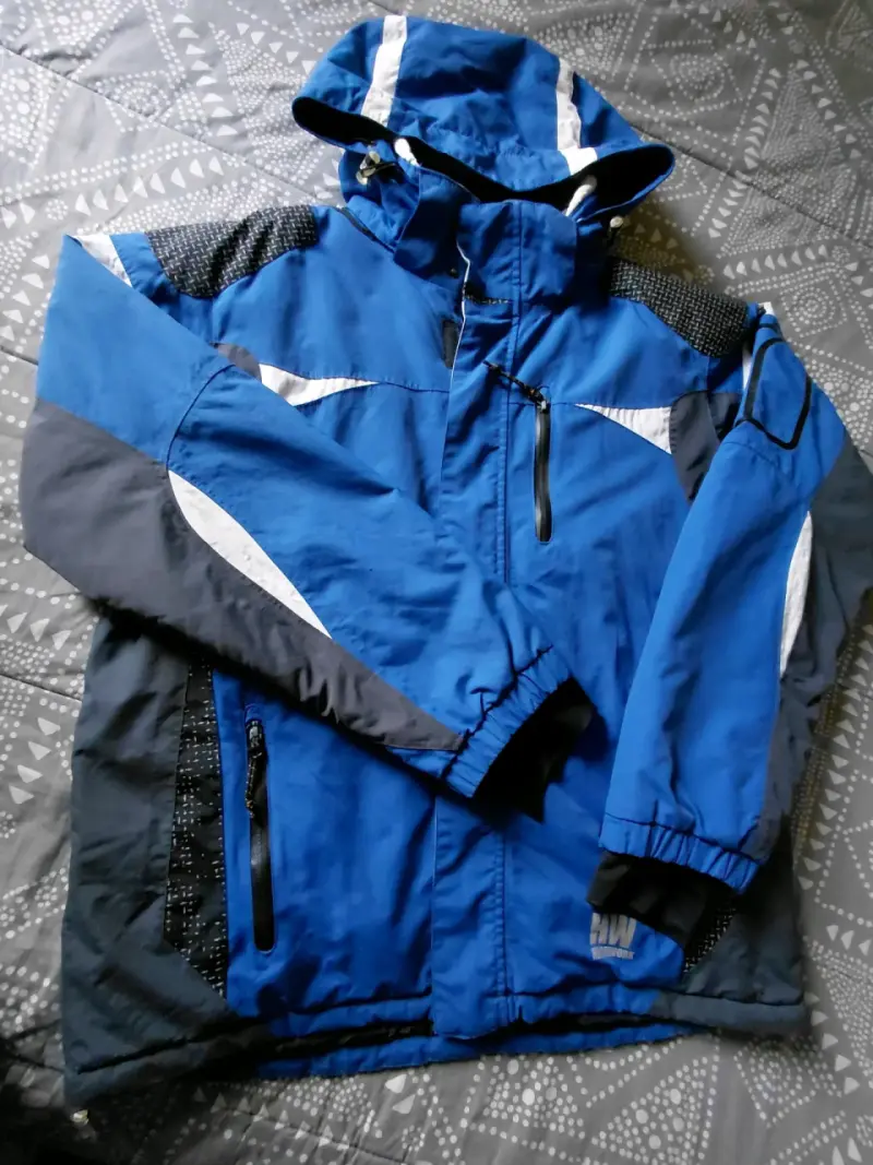 Chaqueta azul HW Hardwork impermeable - 6