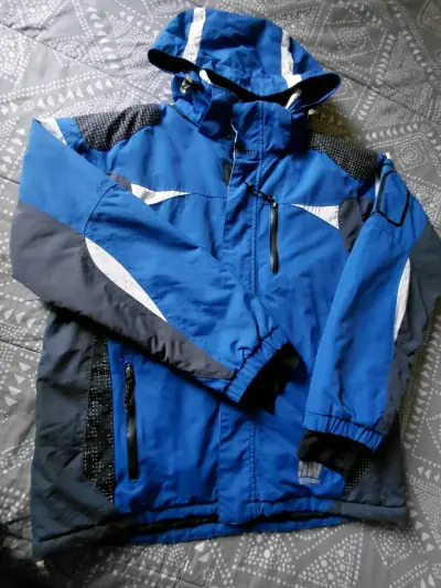 Chaqueta azul HW Hardwork impermeable - miniatura 6