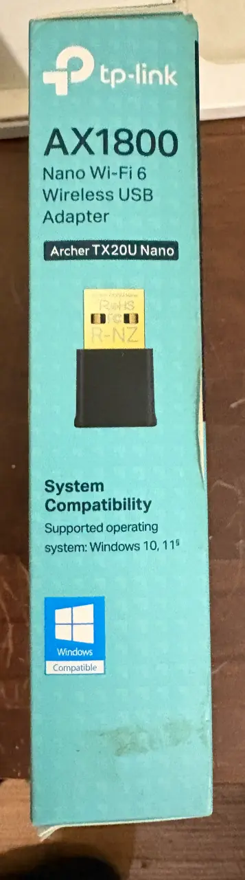 Adaptador USB Wi-Fi 6 TP-Link AX1800 - 3