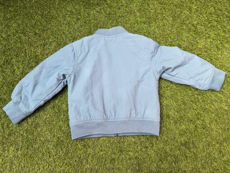 Chaqueta bomber azul para niño talla 2 - 2