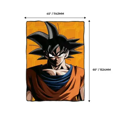 Manta de Goku Dragon Ball Z 109x160 cm - miniatura 1