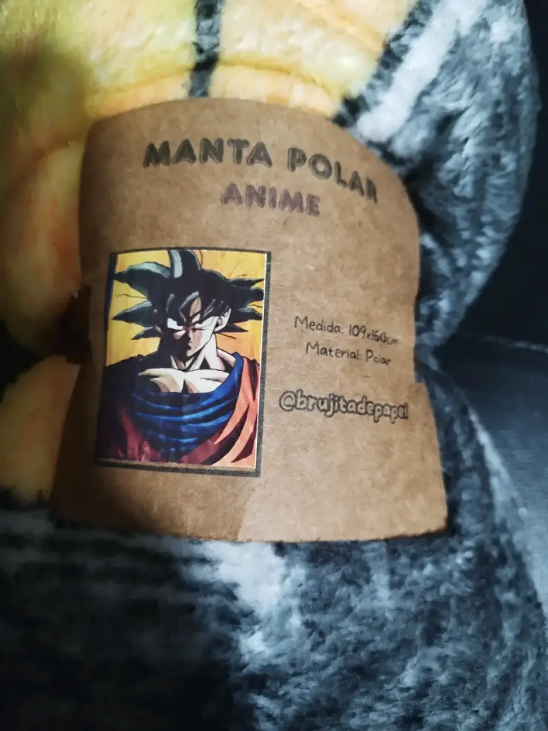 Manta de Goku Dragon Ball Z 109x160 cm - 4