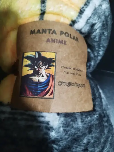 Manta de Goku Dragon Ball Z 109x160 cm - miniatura 4