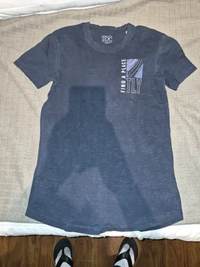Polera azul Esprit con diseño gráfico - miniatura 1