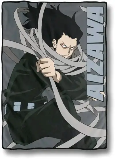 Manta de anime Aizawa My Hero Academia 106x160cm - miniatura 1