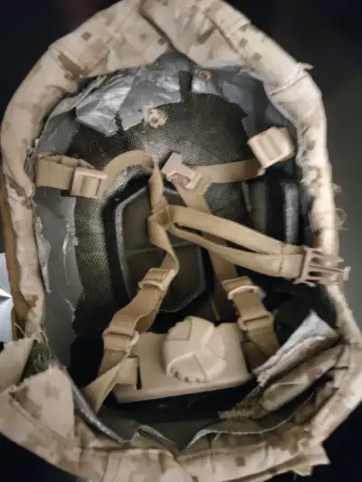 Casco táctico ech  camuflado militar - miniatura 4